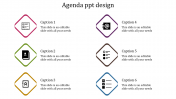 Download our 100% Editable Agenda PPT Design Slide Themes