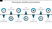 Affordable PowerPoint Timeline Template With Seven Node