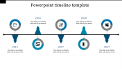 Simple PowerPoint Timeline Template Slide Presentation