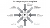 Encircling Arrows PowerPoint Templates Presentation