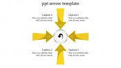 Stunning Arrows PowerPoint Templates With Four Node