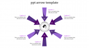 Best Arrows PowerPoint Templates Presentation-Six Node