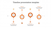 Alternative Timeline Template PPT Designs With Four Node