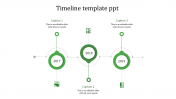 Awesome Timeline Template PPT Slides With Three Node