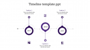Amazing Timeline Template PPT Slides With Three Node