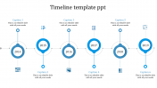 Get Timeline Template PPT Slides Design With Six Node