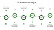 Awesome Timeline Template PPT Slides With Six Node