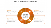 Statistical SWOT PowerPoint Template For Presentation