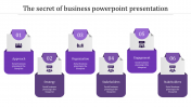 Awesome Business PowerPoint Templates-Purple Color
