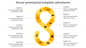 Awesome Arrows PowerPoint Templates with Ten Nodes