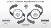 Stunning Teamwork Presentation PowerPoint Template Designs