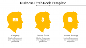 Simple Business Pitch Deck Template PPT Presentation