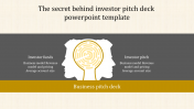 Investor Pitch Deck Powerpoint Template - double face model	