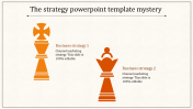 Best Strategy PowerPoint Template Slide Design-Orange Color