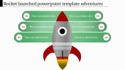 Get the Best Rocket Launched PowerPoint Template Slides