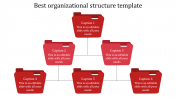 Six Item organizational structure template designs