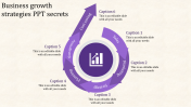 Effective Growth PPT Template Slide Design-Purple Color