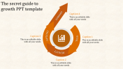Creative Growth PPT Template Slide Designs-Orange Color