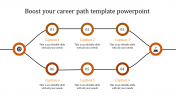 Connective Career Path Template PowerPoint Presentation