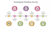 Simple PowerPoint Timeline Template Presentation Design