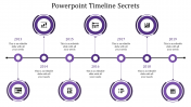 PowerPoint Timeline Template Presentation-Seven Node