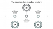 Amazing PowerPoint Timeline Template Design-Grey Color