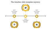 Best PowerPoint Timeline Template Slides-Yellow Color