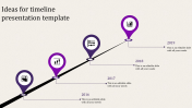 Effective Timeline Template PPT Slide Design-Four Node
