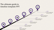 Creative Timeline Template PPT Slides-Purple Color