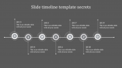 Our Predesigned PowerPoint With Timeline In Grey Color