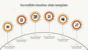 Innovative Timeline Slide Template From 2014 to 2019 Slide