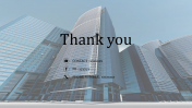 A one noded Thank you slide