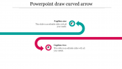 PowerPoint Draw Curved Arrow Presentation Template