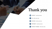 Incredible best thank you powerpoint template