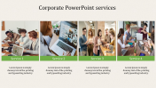 Get Corporate PowerPoint Services Slide Template Design