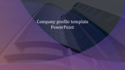 Get Modern Company Profile Template PowerPoint Slides