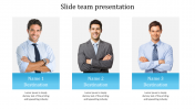 Stunning Slide Team Presentation Designs-Three Node