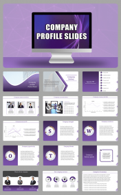 Best Company Profile PowerPoint Template and Google Slides
