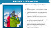 Portfolio Examples PowerPoint PPT Templates 