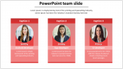 Editable PowerPoint Team Slide Template Presentation
