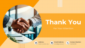 Attractve Thank You PPT Template And Google Slides