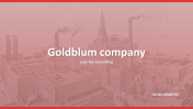 Goldblum Company Profile PowerPoint And Google Slides Themes