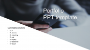 Get Modern Portfolio PPT Template Presentation Slides