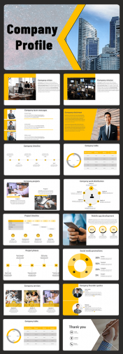 Our Predesigned Company Profile PowerPoint Template