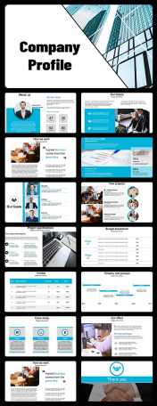 Best Company Profile PowerPoint and Google Slides Themes