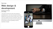 Professional Web Design PPT Template Slides