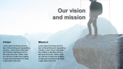 Vision And Mission PPT and Google Slides Themes - Two Node
