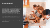 Portfolio PPT and Google Slides Themes Template Presentation