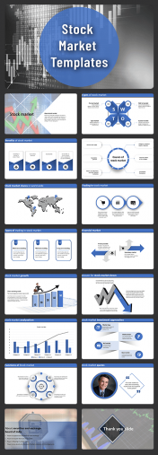 Unique Stock Market PowerPoint Template and Google Slides