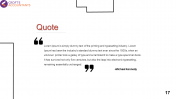 Quote PowerPoint Template & Google Slides Themes